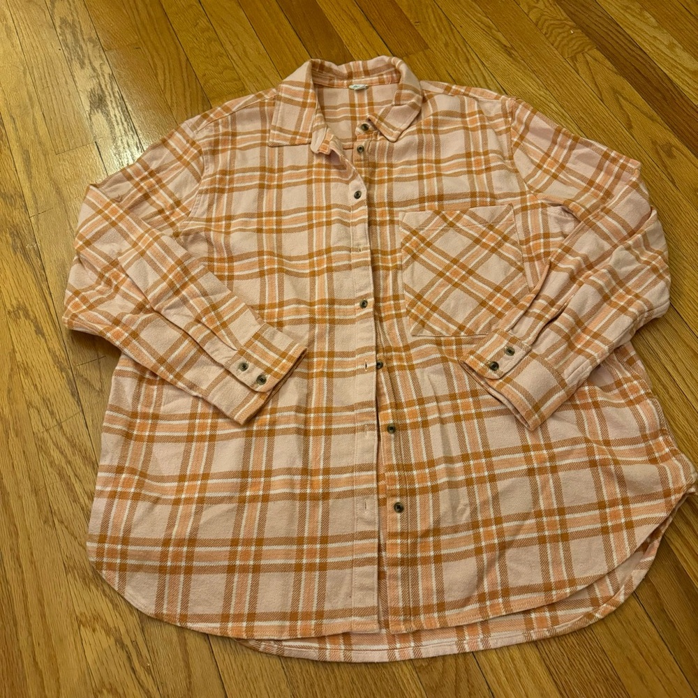 Aerie Boyfriend Flannel, Large